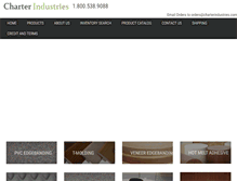 Tablet Screenshot of charterindustries.com